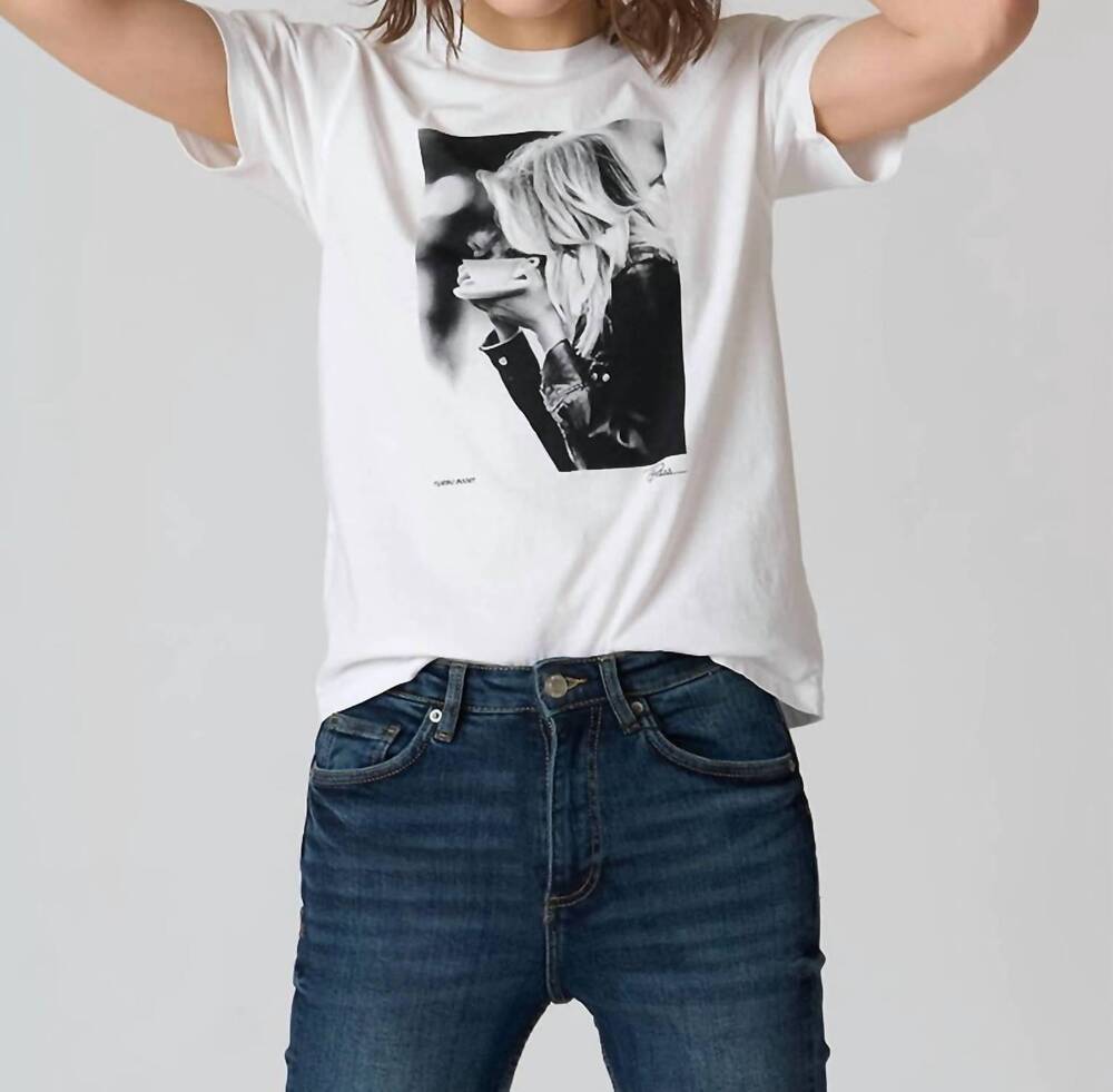 NEW CPRESS STUDIO turbo boost mushie tee in worn white